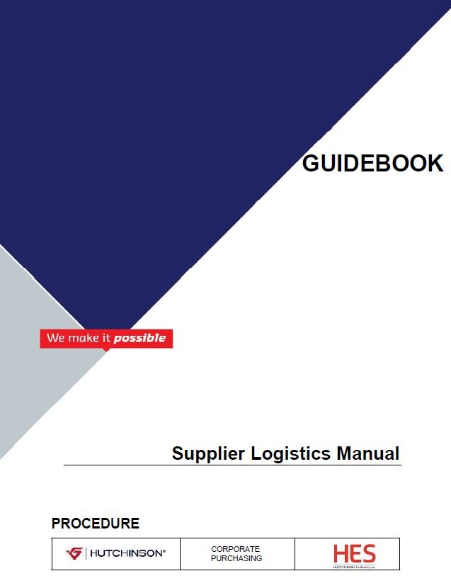 Hutchinson Antibvibration Purchasing Supplier Logistics